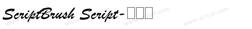 ScriptBrush Script字体转换